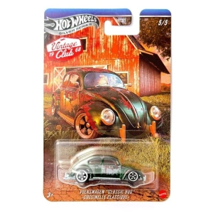 MATTEL HRT81/JKY35 HOT WHEELS SILVER SERIES VINTAGE VOLKSWAGEN CLASSIC BUG COCCINELLE CLASSIQUE ARABA - TEKLİ
