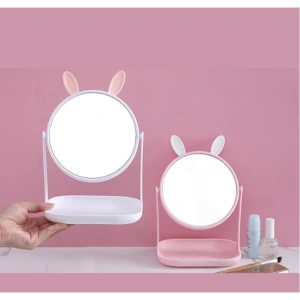 TUTKU 3111 PLASTİK STANDLI TAVŞAN KULAKLI AYNA 22 x 6