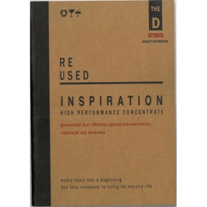 DEFFTER RE USED TERZİ DİKİŞ KARTON KAPAK ÇİZGİLİ DEFTER 23.5x16.5cm 30 YP. - KRAFT