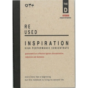 DEFFTER RE USED TERZİ DİKİŞ KARTON KAPAK ÇİZGİLİ DEFTER 23.5x16.5cm 30 YP. - GREY