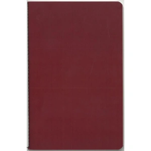 DEFFTER JUST SIMPLE SOFT ESNEK KAPAK İPLİK DİKİŞLİ 13x2.5cm ÇİZGİLİ DEFTER 96 YP. - BURGUNDY