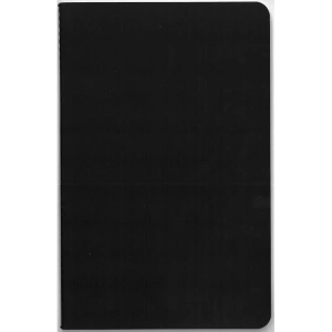 DEFFTER JUST SIMPLE SOFT ESNEK KAPAK İPLİK DİKİŞLİ 13x2.5cm KARELİ DEFTER 96 YP. - BLACK