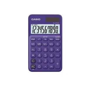 CASIO SL-310UC-PL-N-DC 10 HANE CEP TİPİ HESAP MAKİNESİ - LACİVERT
