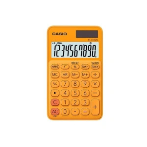 CASIO SL-310UC-RG-N-DC 10 HANE CEP TİPİ HESAP MAKİNESİ TURUNCU