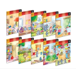 İNGİLİZCE İLKOKUL 1. SINIF HİKAYE (10 KİTAP) KAREKOD DİNLEMELİ