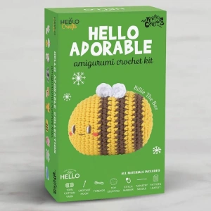 HELLO CRAFTS  ADORABLE KC978  CROCHET AMIGURUMI ÖRGÜ KİTİ - ARI BILLIE THE BEE (1 SET)