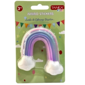 TANEX KIDS TNX-2700101 JUMBO STICKER - SQUISHY JUMBO PUFFY GÖKKUŞAĞI - 1 ADET