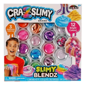 SUNMAN 60035 CRA Z ART SLIMY SLIME KARIŞIM PAKETİ 6+