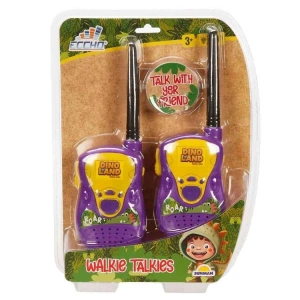 SUNMAN 1001 ECCHO WALKIE TALKIE DİNAZOR TEMALI SESLİ IŞIKLI TELSİZ 3+