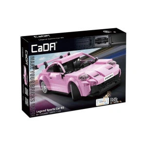 VAGONLIFE CADA C51084W PEMBE EFSANE SPOR ARABA RS 280 PARÇA BLOCK OYUNCAK 6+