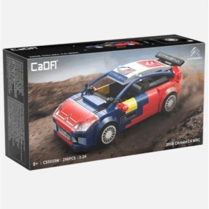 VAGONLIFE CADA C55033W 2008 CITROEN C4 WRC 1:24 296 PARÇA BLOCK OYUNCAK 8+