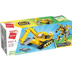 VAGONLIFE KEEPPLEY 1417-4 TRANS COLLECTOR GIANT CLAW EXCAVATOR 70 PARÇA BLOCK OYUNCAK +6
