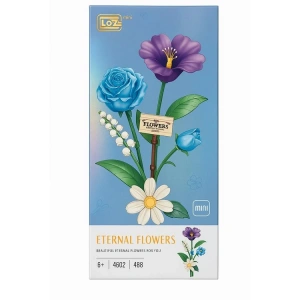 VAGONLIFE LOZ 4602 EBEDİ ÇİÇEKLER SERİSİ - MAVİ UMUT 488 PARÇA BLOCK OYUNCAK 3+