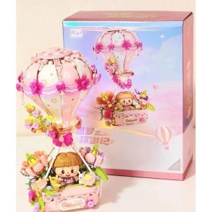 VAGONLIFE LOZ 4114 PEMBE HAVA BALONU 789 PARÇA BLOCK OYUNCAK 3+