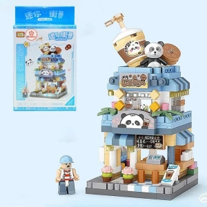 VAGONLIFE LOZ 8814 KAHVE DÜKKANI 410 PARÇA BLOCK OYUNCAK 3+