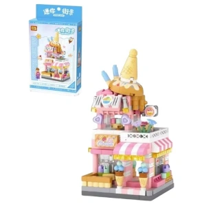 VAGONLIFE LOZ 8813 DONDURMA DÜKKANI 400 PARÇA BLOCK OYUNCAK 3+