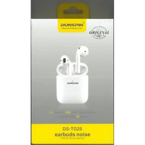 DUNSPIN DS-T02S EARBUDS BLUETOOTH KULAK İÇİ KULAKLIK BEYAZ