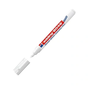 EDDING E-8046 ENDÜSTRİ ASETAT KALEMİ  BEYAZ