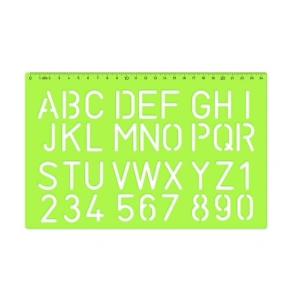 HATAS 02259 BÜYÜK HARF YAZI ŞABLONU 30mm - TEKLİ