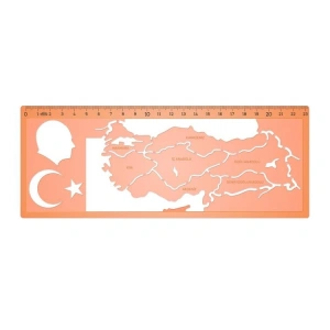 HATAS  02287 TÜRKİYE HARİTASI ŞABLONU - TEKLİ