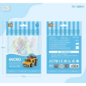 VAGONLIFE LOZ 8621 MİKRO BLOK ARAZİ ARACI 150 PARÇA