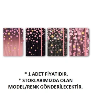 MİKRO A505 YILDIZLI FLOWERS 14 x 21 cm 80 YP. ÇİZGİLİ NOT DEFTERİ