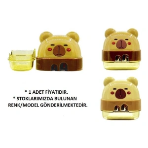 MİKRO MK-9974D CAPİBU ÇİFT DELİKLİ HAZNELİ KALEMTIRAŞ -TEKLİ