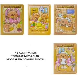 MİKRO PF-146 PUFFY CAPYBARA 13X18 96YP. NOT DEFTERİ