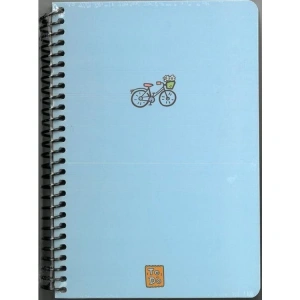 PAPİRÜS TO DO SERT KAPAK SPİRALLİ 14X19 120YP. ÇİZGİSİZ (DÜZ) DEFTER - TEKLİ