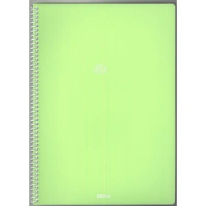 PAPİRÜS PASTEL PP. KAPAK SPİRALLİ A4 72YP. KARELİ DEFTER