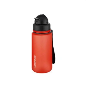 UZSPACE 3024-3  SOFT TOUCH TRITAN MATARA PİPETLİ 400 ML FANTASY RED
