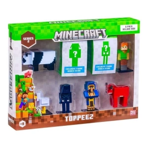 NECO MINECRAFT MC2270 TOPPEEZ 3D FİGÜR KALEM BAŞLIĞI S2 8 Lİ SET 8+