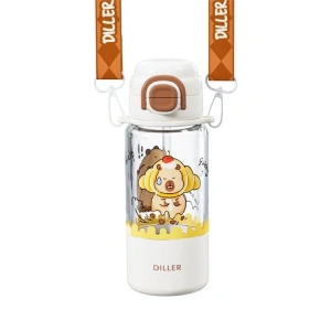 VAGONLİFE DILLER TRITAN MATARA ÇİFT KAPAKLI PİPETLİ/PİPETSİZ KULLANIM D2560 700ML - BROWN