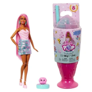 MATTEL JFY00/JFY62 BARBIE POP REVEAL ATIŞTIRMALIK SERİSİ BARBIE REVEAL BEBEKLER PEMBE 3+
