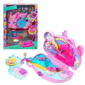 MATTEL GKJ63/JFT88 POLLY POCKET TAVŞAN ÇANTA OLAN MİKRO OYUN SETİ 4+