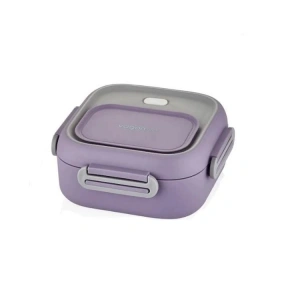 VAGONLIFE BL2107 PASLANMAZ ÇELİK YEMEK KABI - LUNCH BOX TEK BÖLMELİ 500 ML - LİLA