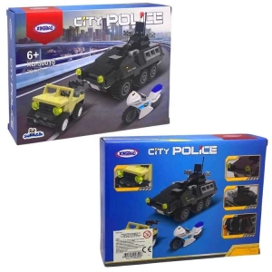 SAMATLI XB-50010 XINGBAO CITY POLICE POLİS ARABASI YAPI BLOKLARI 261 PARÇA 6+