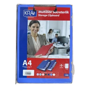 KRAF 1080 MULTIBOX SEKRETERLİK SAKLAMA BÖLMELİ A4  - MAVİ