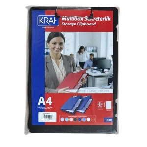 KRAF 1080 MULTIBOX SEKRETERLİK SAKLAMA BÖLMELİ A4  - SİYAH