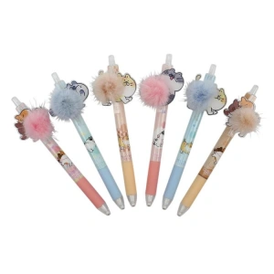 CEM DOLPHIN CF-3123 HAIRBALL GENIE PONPON KEDİ FİGÜRLÜ VERSATİL KALEM 0.7mm.