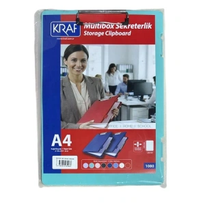 KRAF 1080 MULTIBOX SEKRETERLİK SAKLAMA BÖLMELİ A4  - TURKUAZ