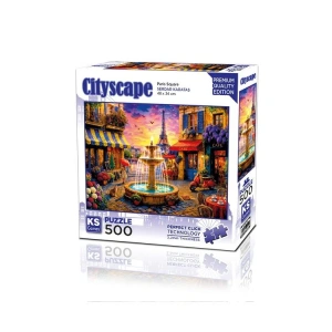 KS GAMES 20094 PARİS SQUARE 34x48cm YAPBOZ/PUZZLE 500 PARÇA