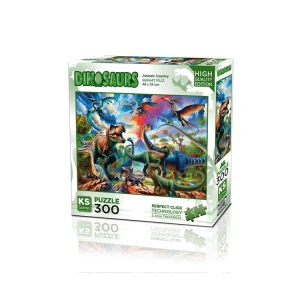 KS GAMES 19256 JURASSIC COUNTRY 34x48cm YAPBOZ/PUZZLE 300 PARÇA