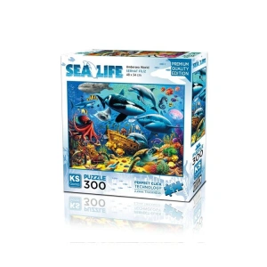 KS GAMES 19255 UNDER SEA WORLD 34x48cm YAPBOZ/PUZZLE 300 PARÇA