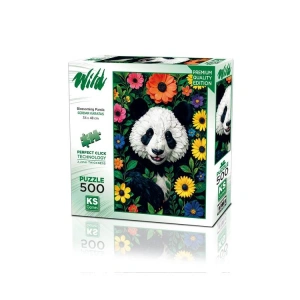 KS GAMES 20088 BLOSSOMING PANDA 34x48cm YAPBOZ/PUZZLE 500 PARÇA