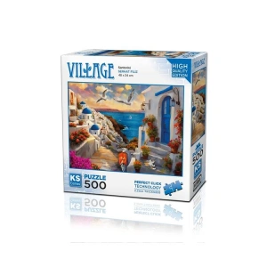 KS GAMES 20074 SANTORINI 34x48cm YAPBOZ/PUZZLE 500 PARÇA