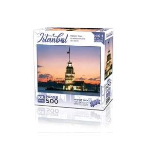 KS GAMES 20059 KIZ KULESİ GÜN İSTANBUL 34x48cm YAPBOZ/PUZZLE 500 PARÇA