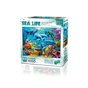 KS GAMES 20825 TREASURE UNDER THE SEA 68x48cm YAPBOZ/PUZZLE 1000 PARÇA