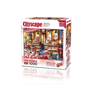 KS GAMES 20809 COFFEE STORE 68x48cm YAPBOZ/PUZZLE 1000 PARÇA