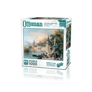 KS GAMES 20737 KULELİ ASKERİ LİSESİ 68x48cm YAPBOZ/PUZZLE 1000 PARÇA